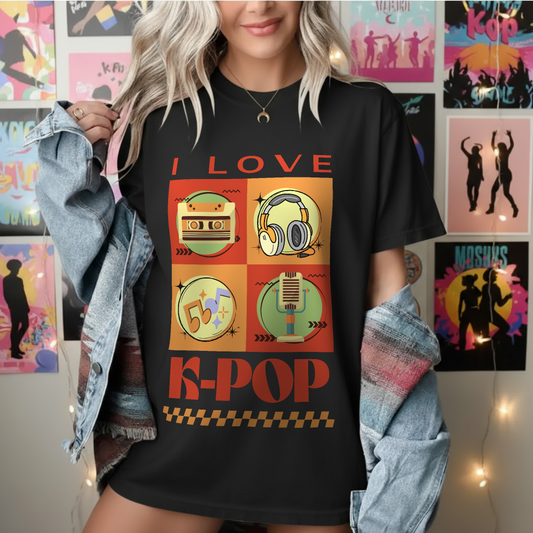 I Love K-Pop | Unisex Standard T-Shirt
