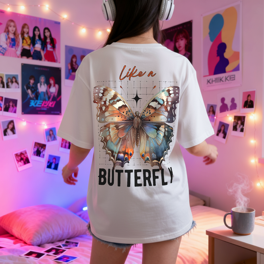 BTS Butterfly | Light Unisex Oversized T-Shirt