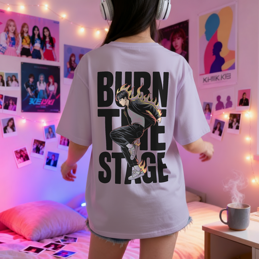 BTS Burn The Stage Purple | Unisex Oversized T-Shirt