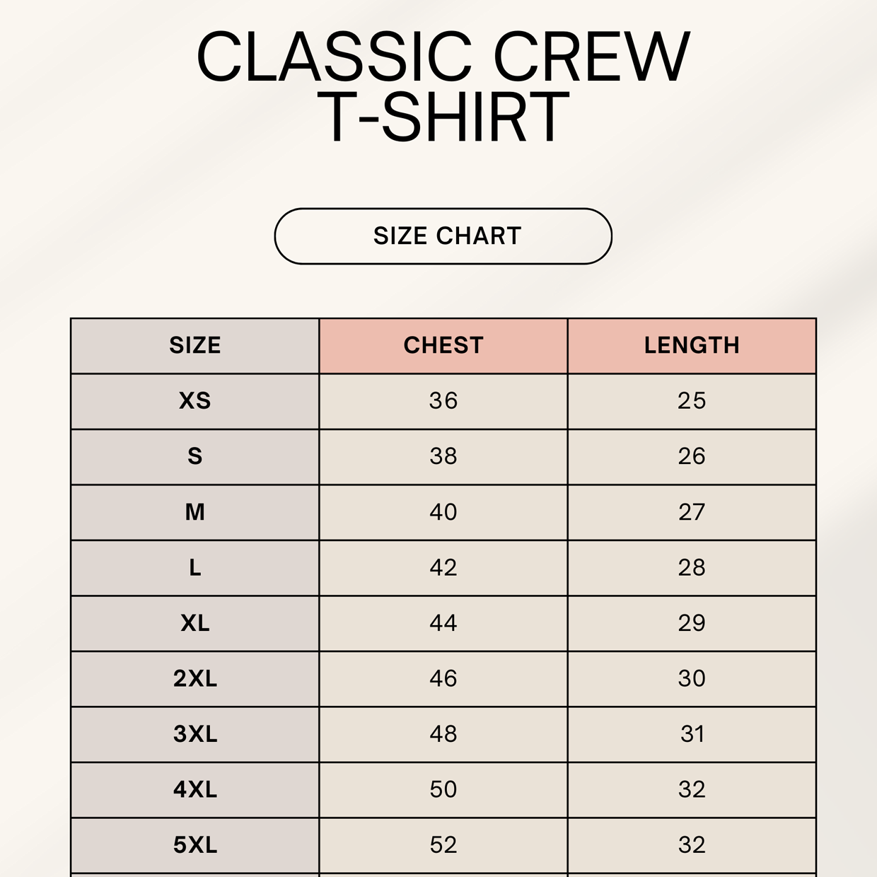 Color_Size Chart
