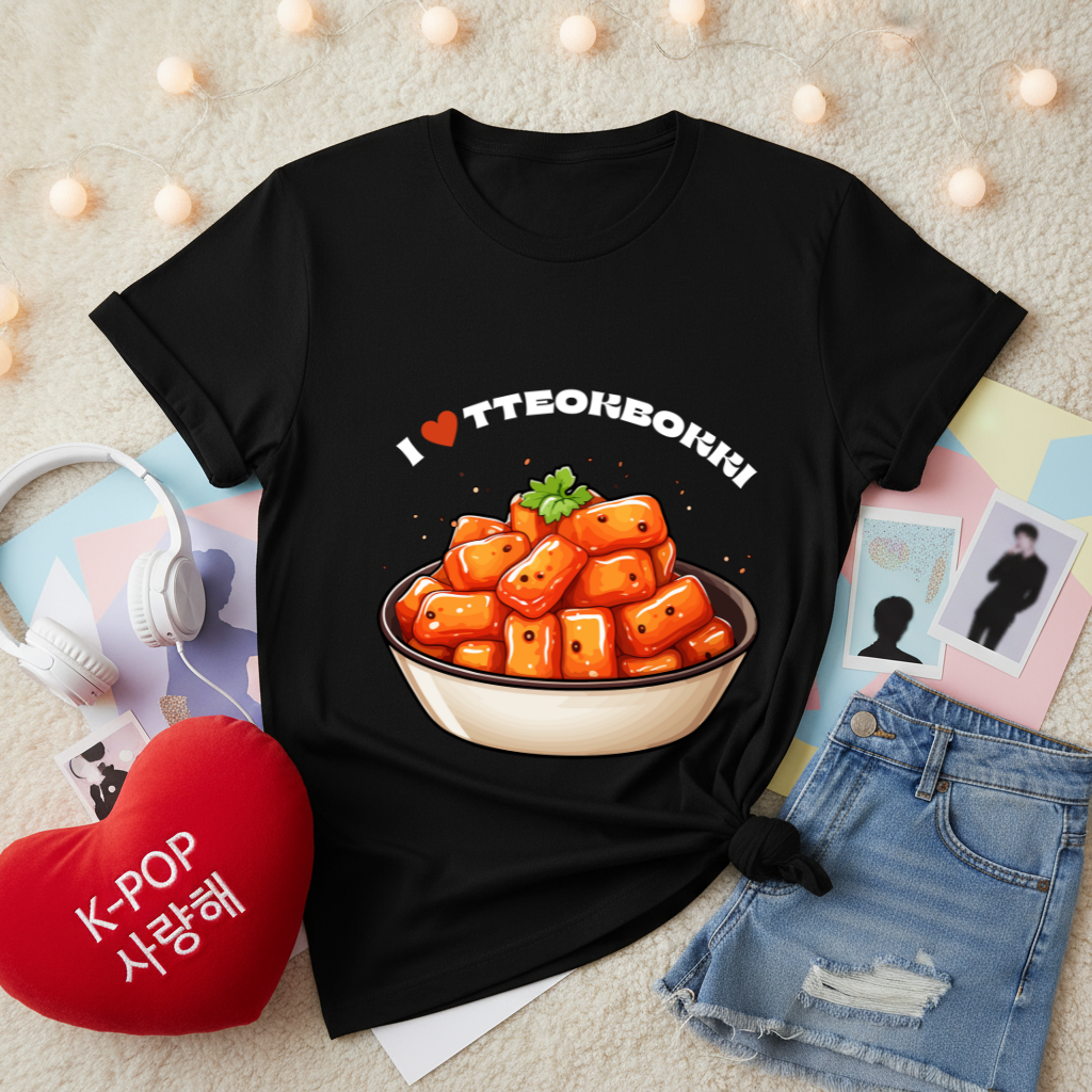 I Love Tteokbokki | Unisex Standard Crew T-Shirt