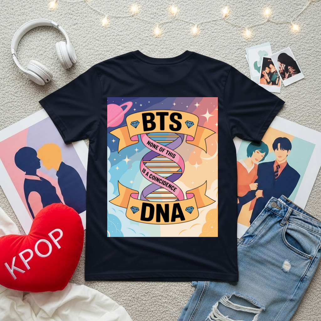 BTS DNA Dark | Unisex Oversized T-Shirt