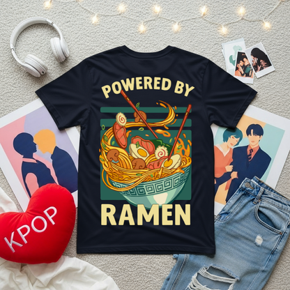 Powered By Ramen | Unisex Oversized T-Shirt