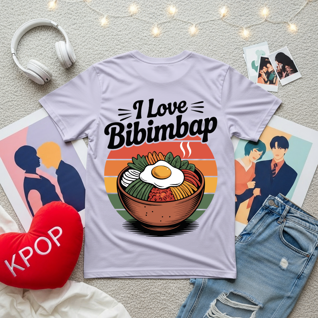 I Love Bibimbap | Unisex Oversized T-Shirt