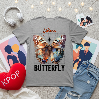 BTS Butterfly | Light Unisex Oversized T-Shirt