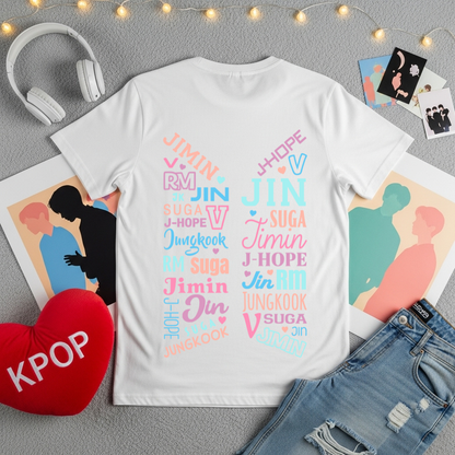 BTS Member Names | Unisex Oversized T-Shirt