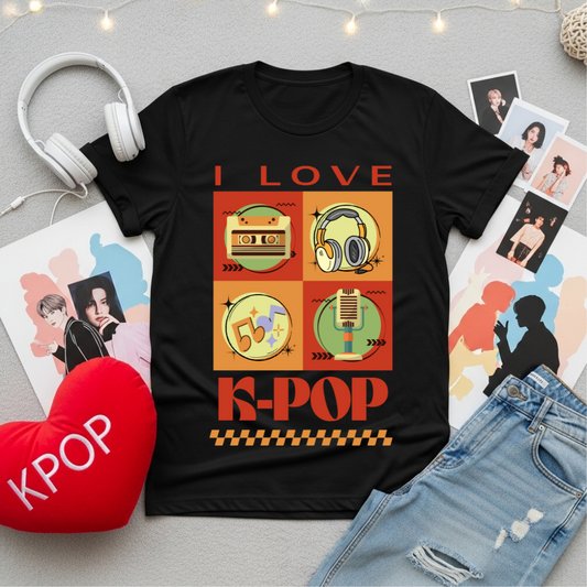 I Love K-Pop | Unisex Standard T-Shirt