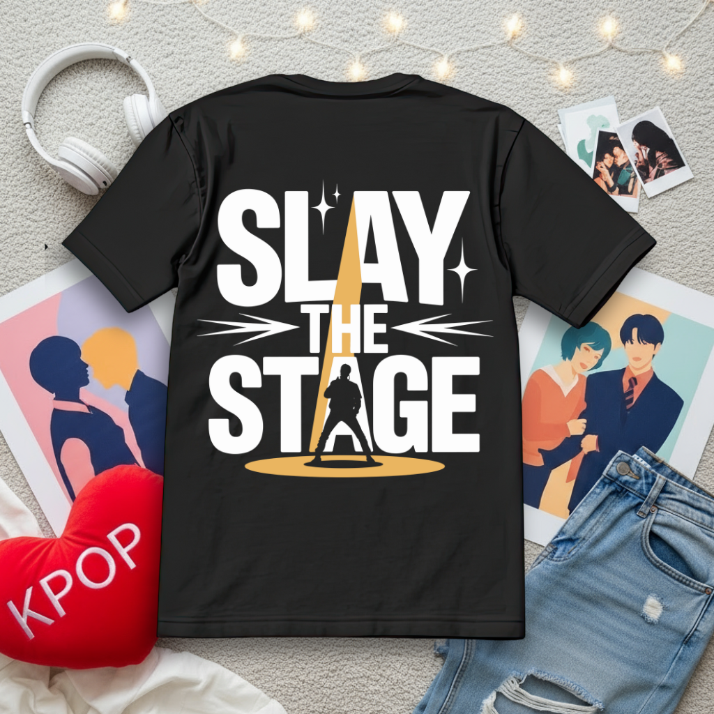 Slay The Stage Dark | Unisex Oversized T-Shirt