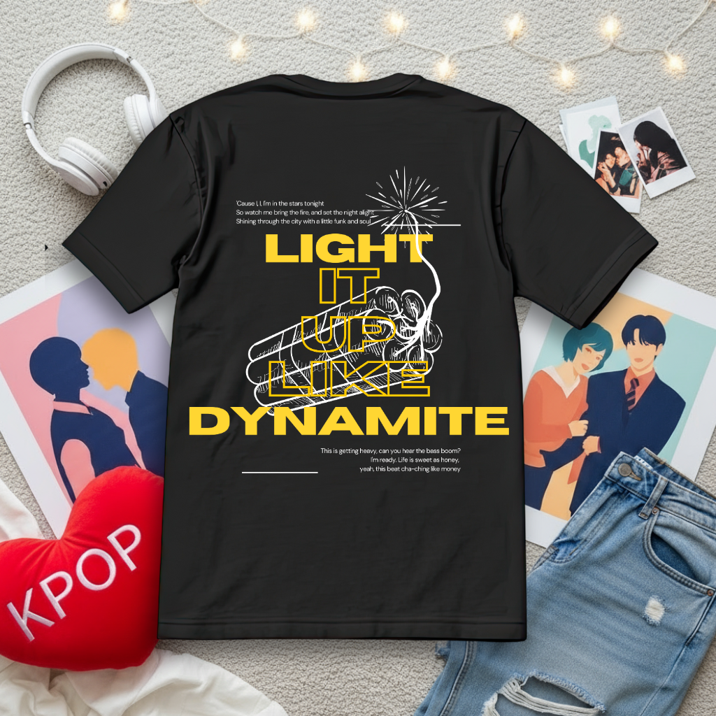 BTS Dynamite | Unisex Oversized T-Shirt
