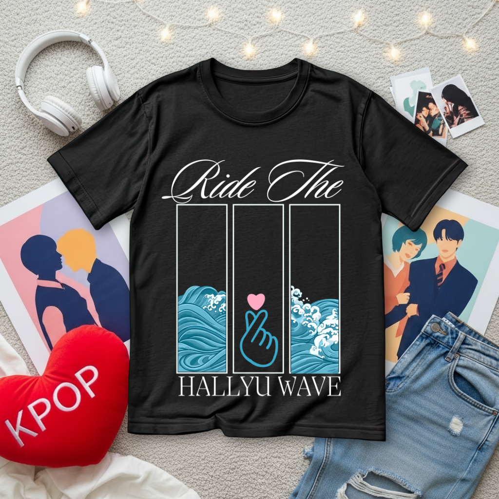 Ride The Hallyu Wave | Unisex Standard T-Shirt