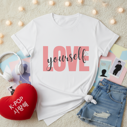 BTS Love Yourself | White Unisex Standard T-Shirt