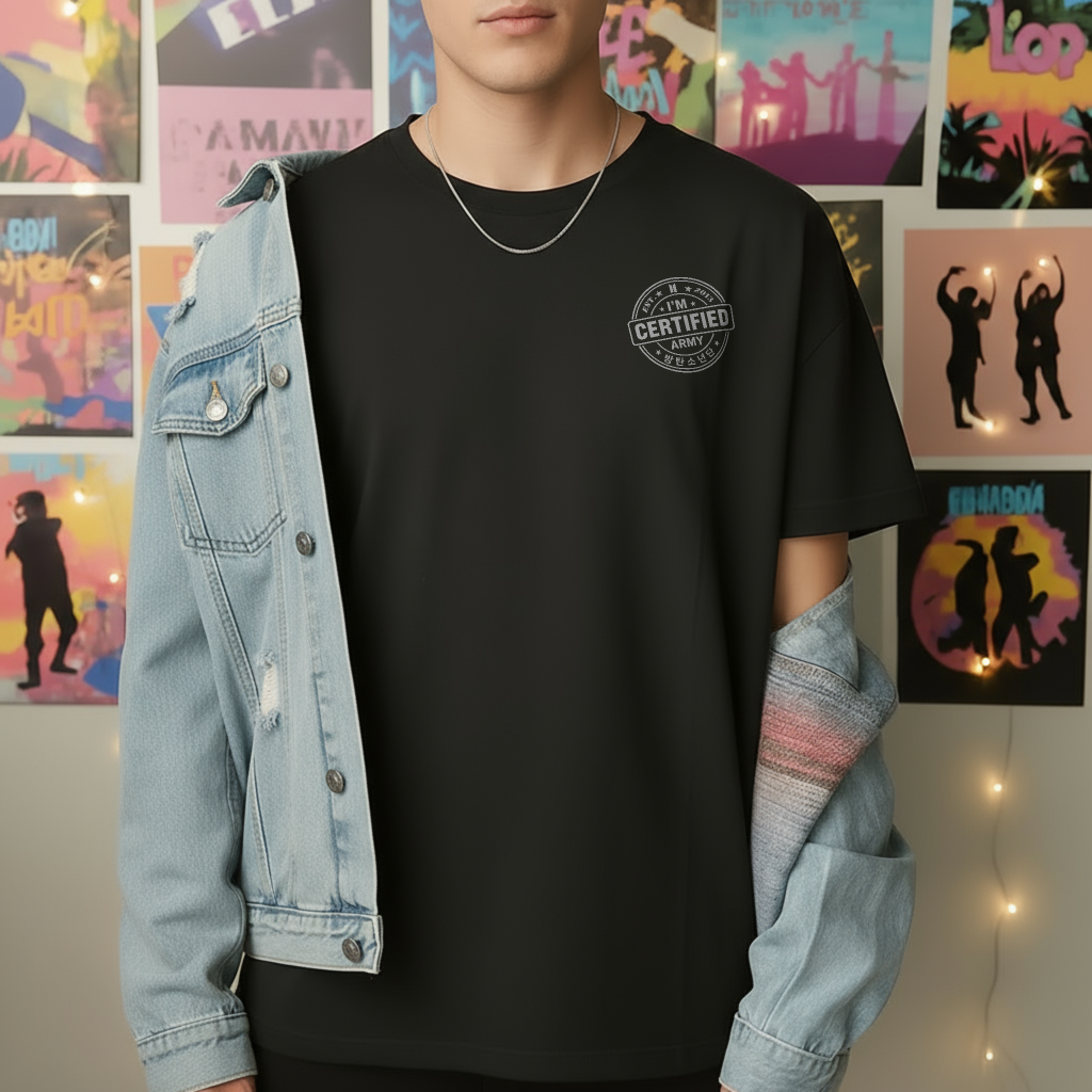 BTS Army Bomb Dark | Unisex Oversized T-Shirt