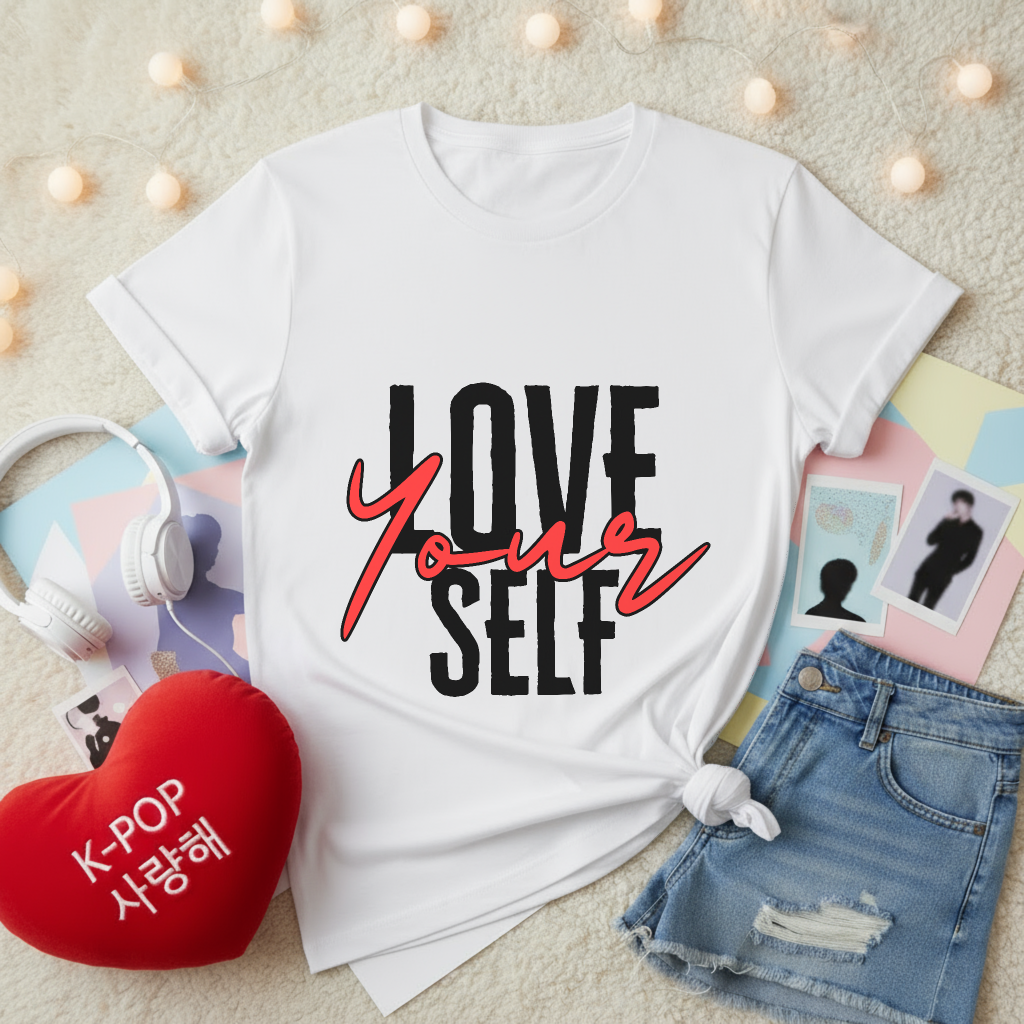 BTS Love Yourself | White Unisex Standard T-Shirt