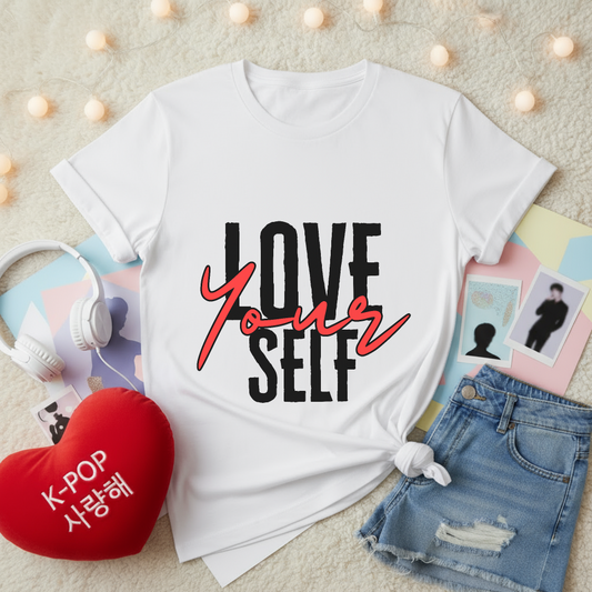 BTS Love Yourself | White Unisex Standard T-Shirt