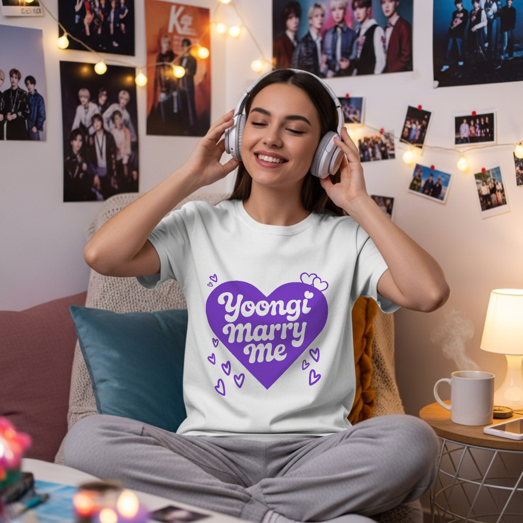 BTS Yoongi Marry Me | Unisex Standard T-Shirt