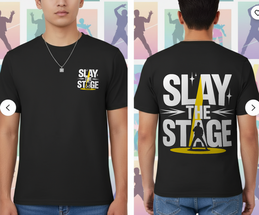 Slay The Stage Dark | Unisex Oversized T-Shirt