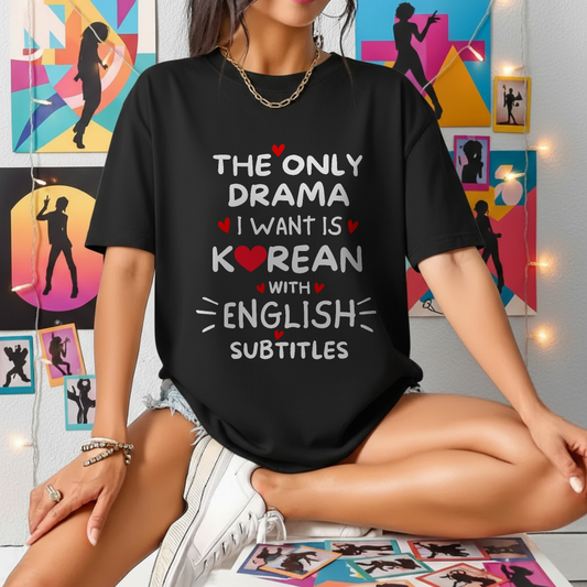K-Drama With Subtitles | Unisex Standard T-Shirt