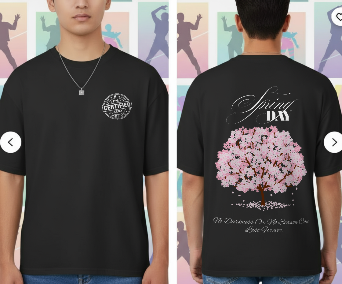 BTS Spring Day | Unisex Oversized T-Shirt