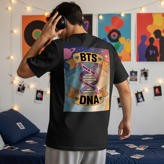 BTS DNA Dark | Unisex Oversized T-Shirt