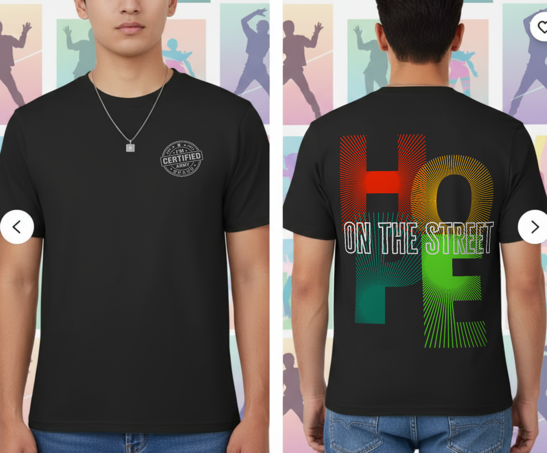 BTS Hope On The Street | Unisex Standard  T-Shirt