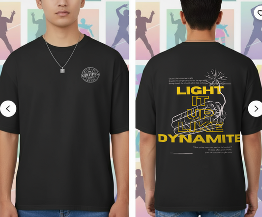 BTS Dynamite | Unisex Oversized T-Shirt