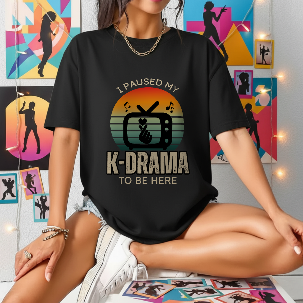 Paused K-Drama To Be Here | Unisex Standard T-Shirt
