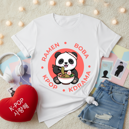 Ramen Boba K-Drama K-pop | Unisex Standard T-Shirt