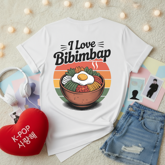 I Love Bibimbap | Unisex Oversized T-Shirt