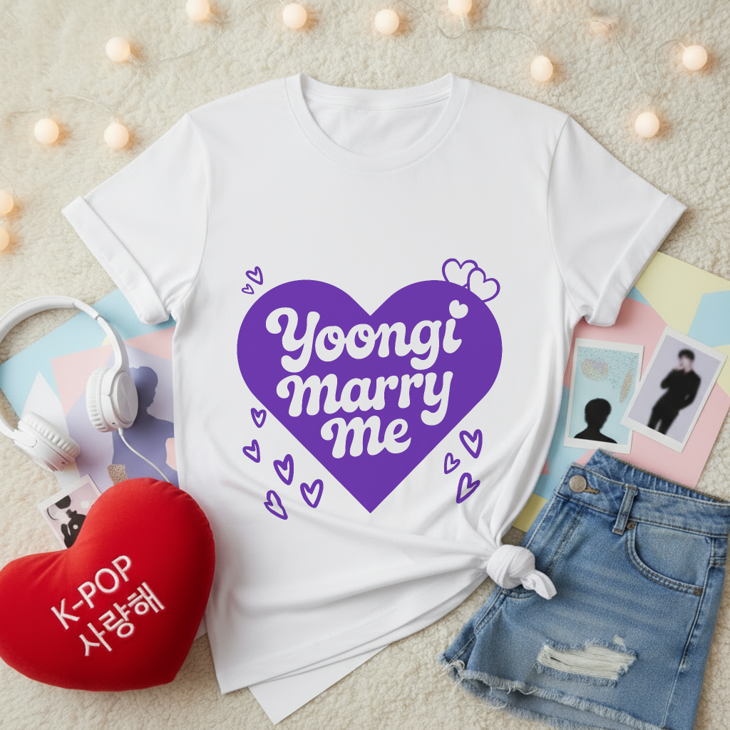 BTS Yoongi Marry Me | Unisex Standard T-Shirt